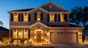 Christmas light installation Tampa Bay